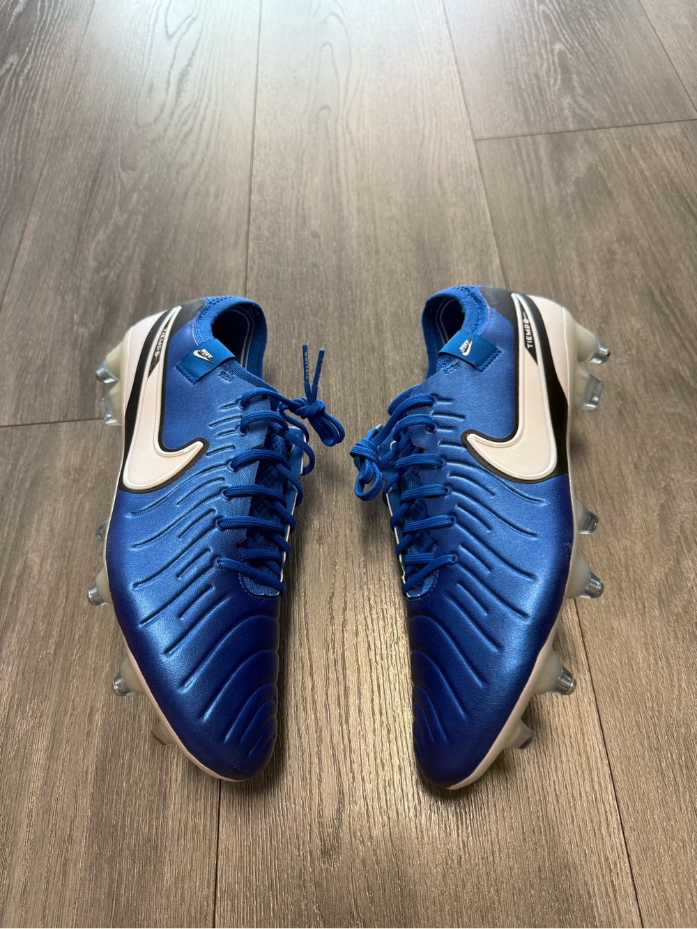 Nike Tiempo Legend 10 Elite SG-PRO Blue/White Soccer Cleats HF4375 400 Size 9
